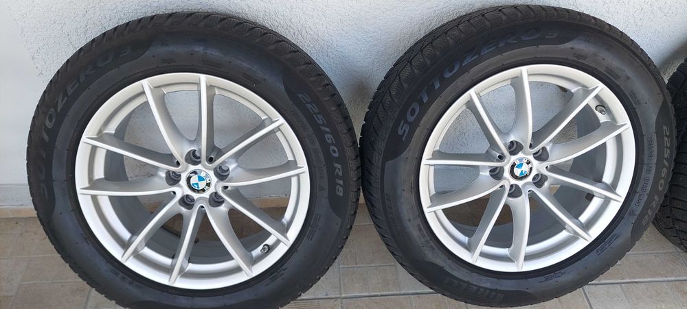 Jante cu anvelope de 18 inch Originale BMW X3 G01, X4 G02, 225/60R18