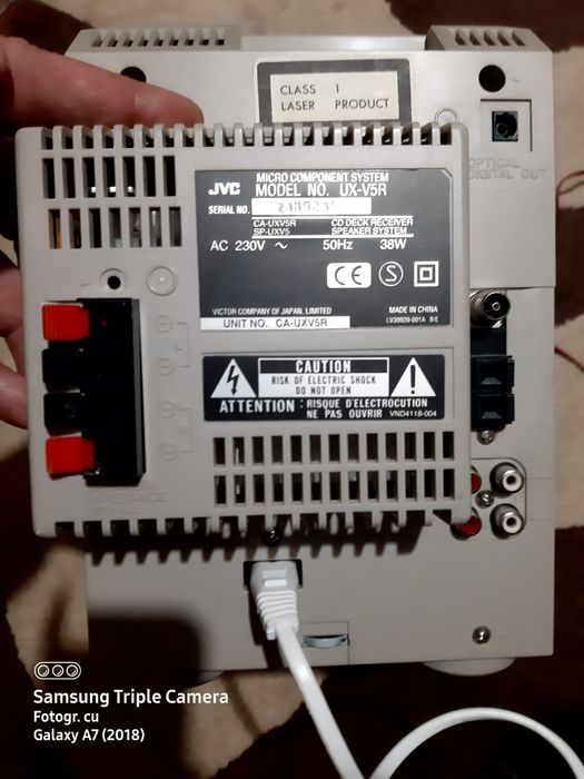 Combina jvc de 2×40watss