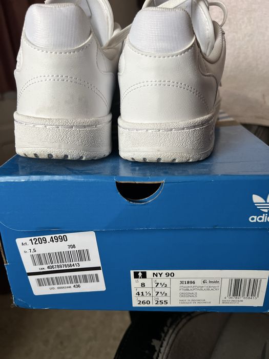 Adidas Originals Sneakers Low White – mărime 41,5 – purtați de 2 ori