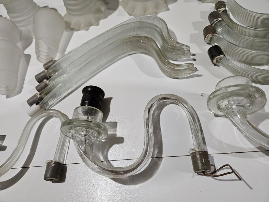 Lustră Vintage din Sticla