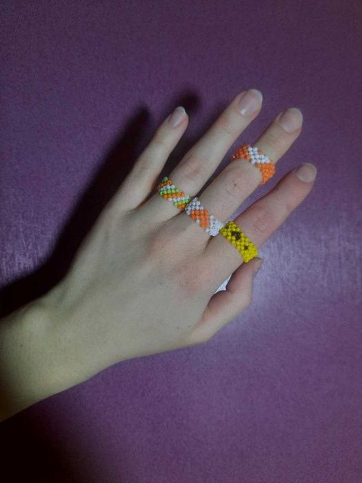 Кольца из бисера