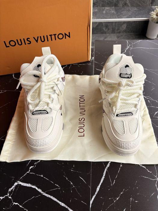 Louis Vuitton LV Skate Sneaker damă – animal print & cristale – mărimea 38