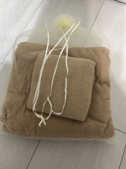 Полотенца набор банный и лицевой