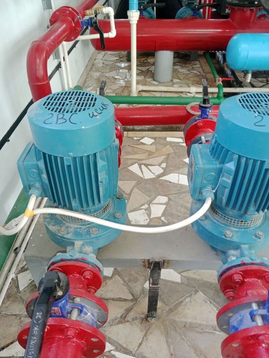 Ремонт насосов  электродвигателей