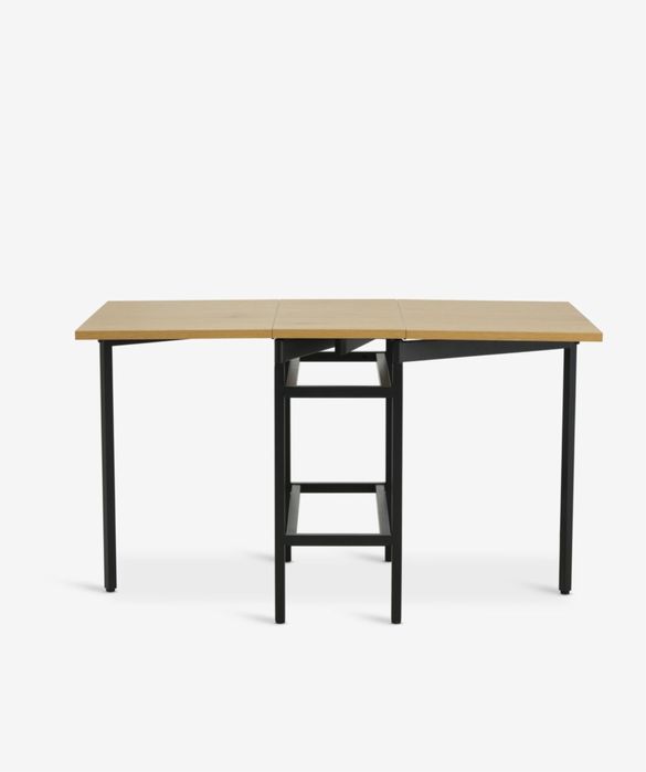 Чисто Нова Кухненска Маса/ Рафт Jysk - 75x38/84/130 цвят топъл дъб