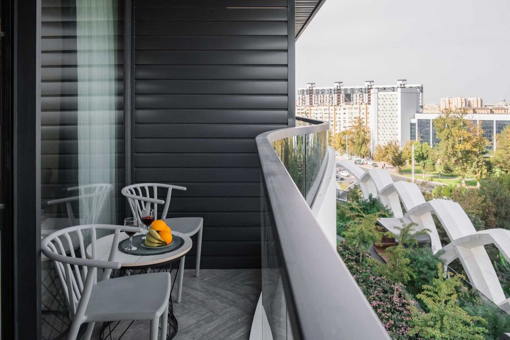 Посуточно 2-х комнатные апартаменты бизнес-класса с панорамным видом