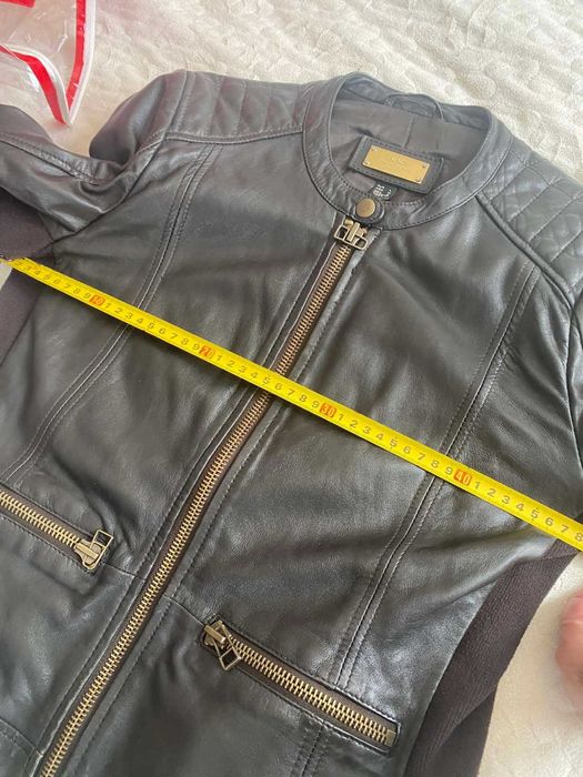 Дамско кожено яке - естествена кожа MANGO