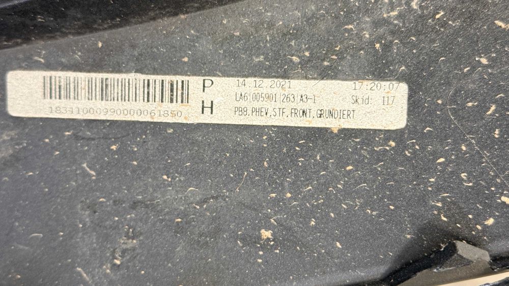 Bara fata OE VW Passat B8 GTE 2015-2019 fara spalatoare  3G0807221B