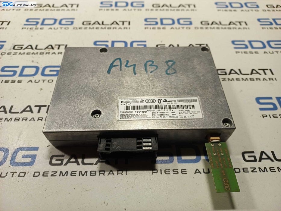 Unitate Modul Calculator Bluetooth Audi A4 B8 2008 - 2015 Cod 8T0862335E 8P0035503M [L0667]