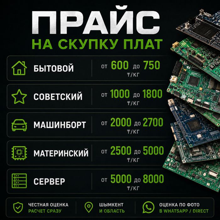 Скупка плат и радидеталей
