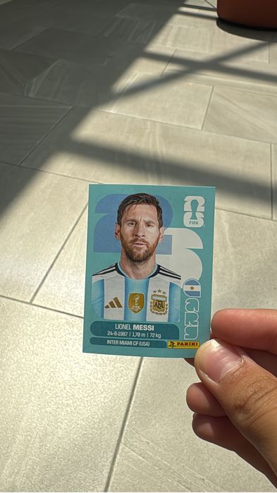 Fifa panini 2026 world cup Messi stickers