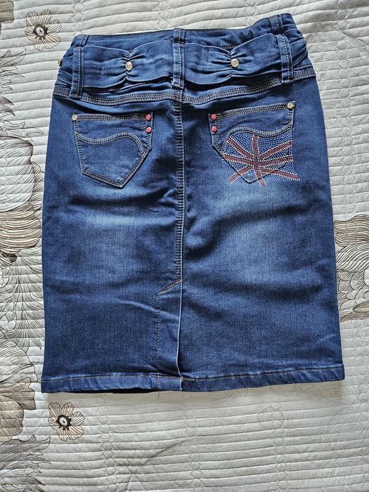 Юбки джинсовые 48 размер