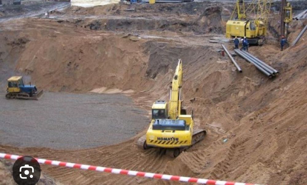 Котлован. Kotlovan шагал щебень клиинец