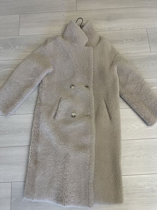 Двухсторонняя модная теплая шубка