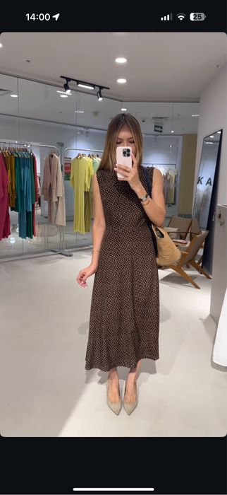 Платье в горошек