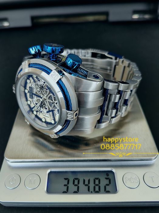 часовник INVICTA Zeus-Reserve Silver 52 mm, Инвикта нов
