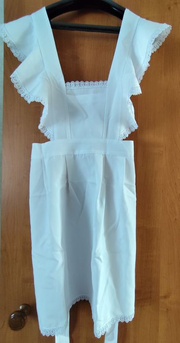 Фартук белый, школьный