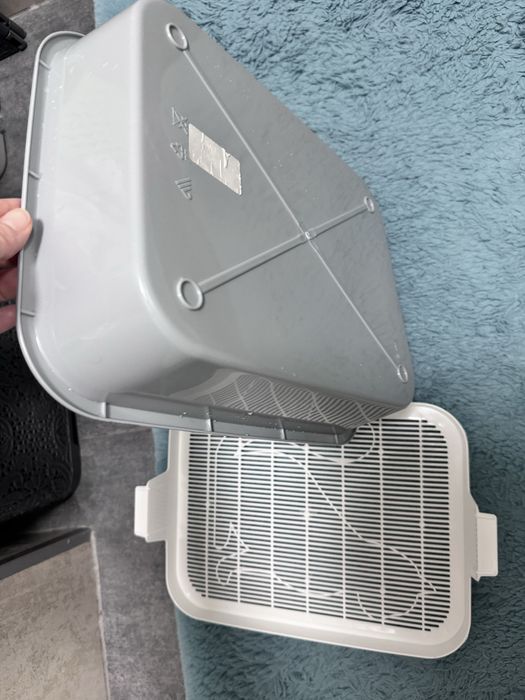 Лоток для кота со сьемной сеткой