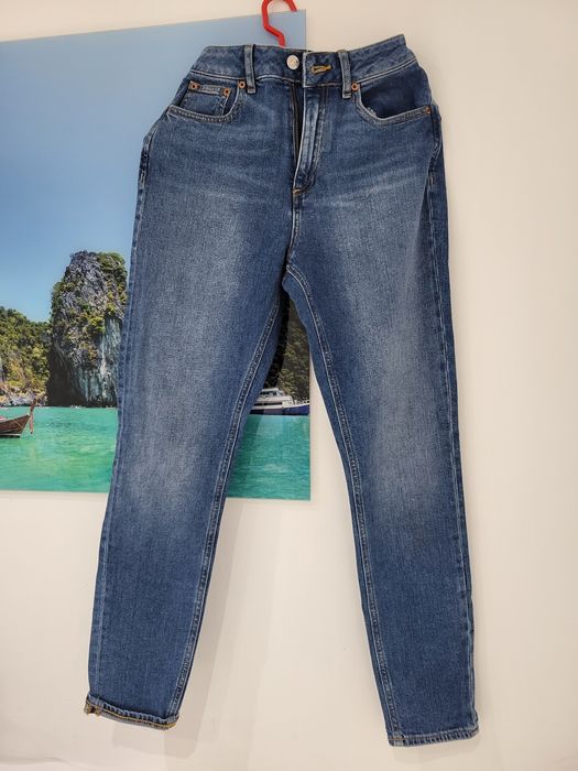 Blugi Asos, bleu și negrii mar S talie inalta noi cu eticheta