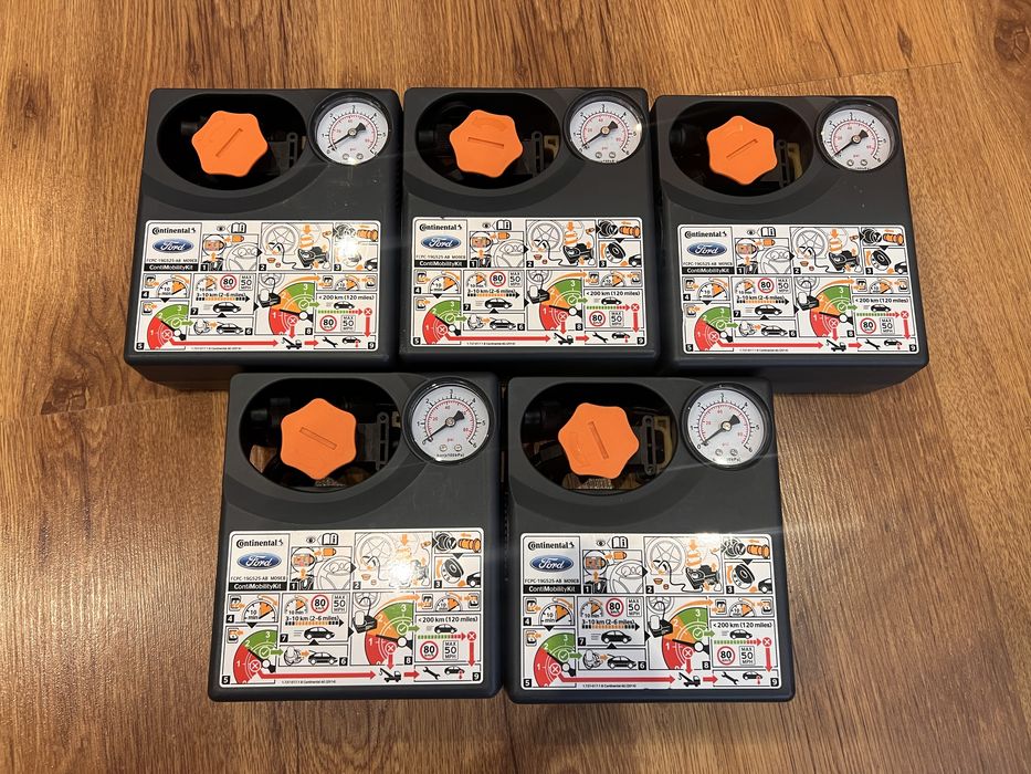 Промоция Компресор за надуване на гуми Vw Континентал(форд)нови с пяна