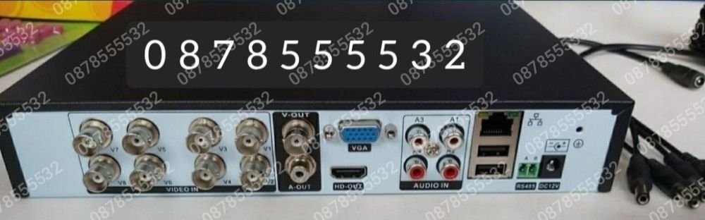 ПРОМО!Комплект 4 камери и 4 канален DVR видео наблюдение 5 мегапиксела