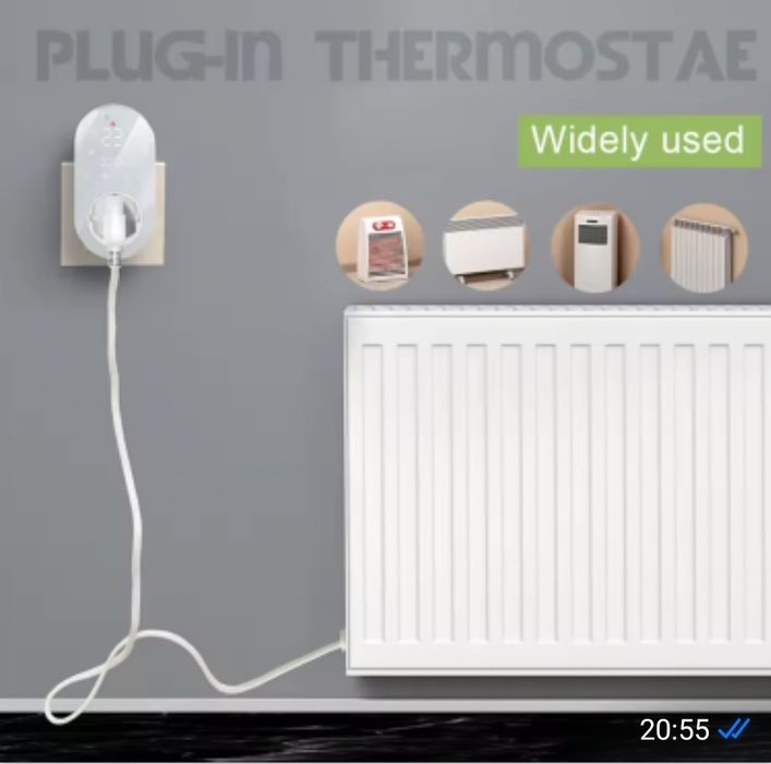 Vând 2 prize cu termostate digitale pentru control temperatură la
radi