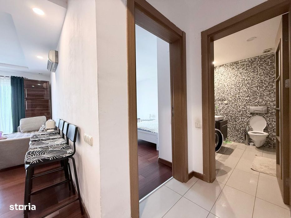 COSMOPOLIS - Apartament cu 2 camere, mobilat si utilat.