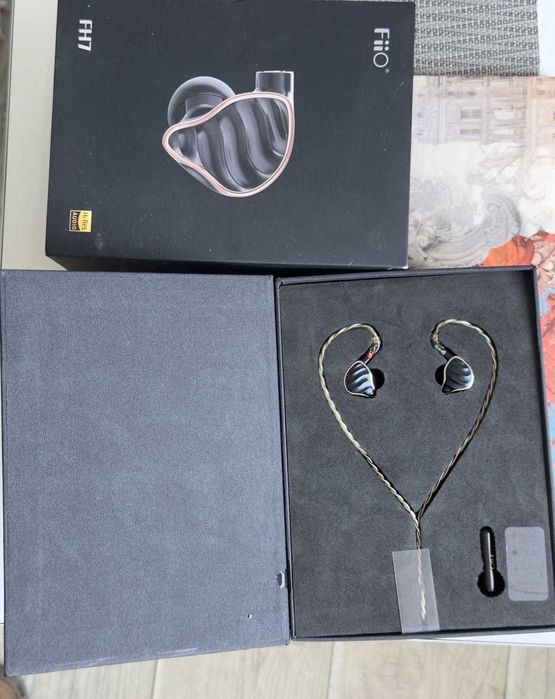 FIIO FH7, Căști pentru audiofili, stare impecabilă, toate accesoriile
