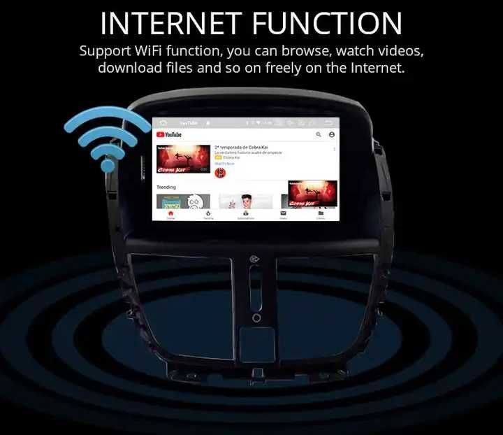 Мултимедия за Peugeot 207 Двоен дин Навигация плеър Android Пежо 207