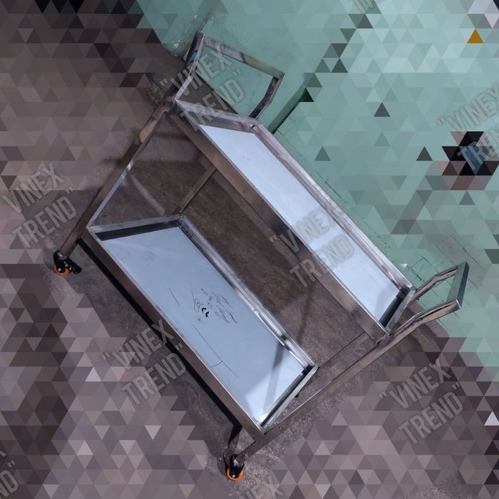 Тележка для посуды кафе и ресторанов