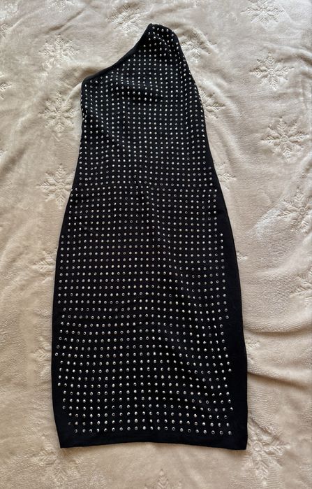 Черна къса рокля