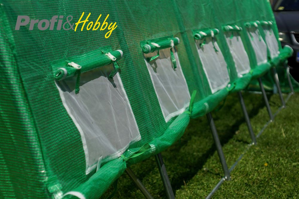 230 см височина 4х4 ОРАНЖЕРИЯ ПАРНИК 16 кв. м. 32Х1,1 мм тръби