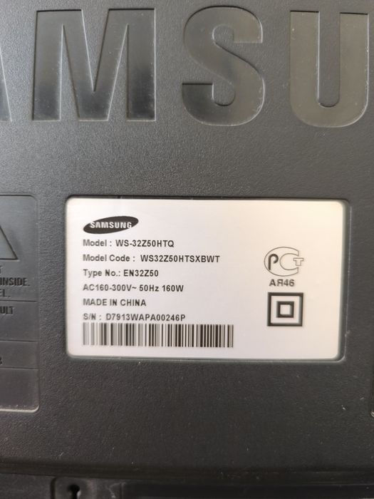 Телевизор Samsung model: WS-32Z50HTQ