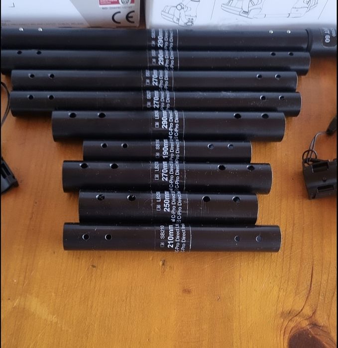 3 чифта заедно със шините