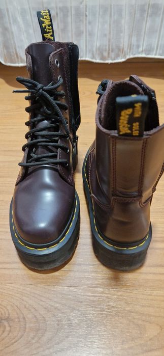 Dr. Bocanci Dr Martens JADON PLATFORM Burgundy