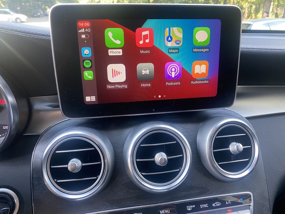 Apple Carplay & Android Auto Mercedes GLC x253 c253 & C Class w205