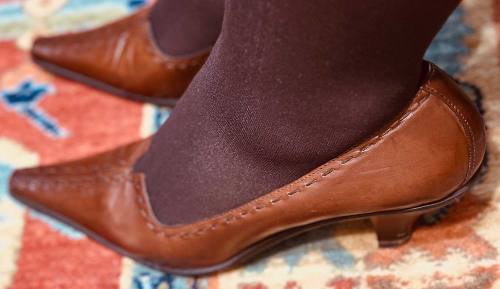 Pantofi de dama eleganti, piele ,,il vecchio”