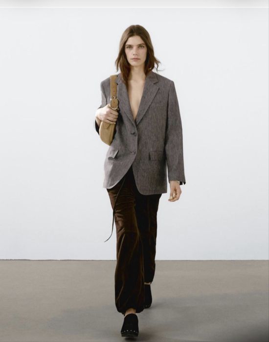 Massimo Dutti 2шт разные блейзеры: серый и хаки