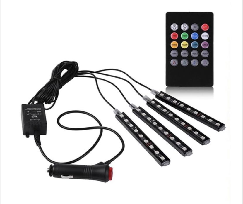 LED ленти за вътрешно осветление на кола