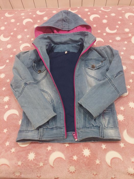 Детско дънково яке ватирано