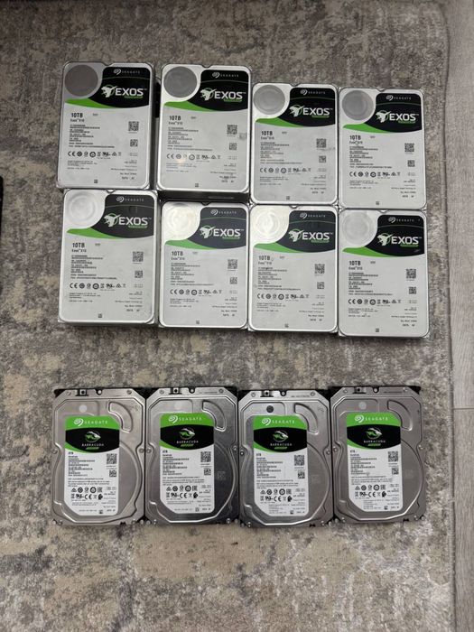 Жесткие диски 1-16 терабайтов