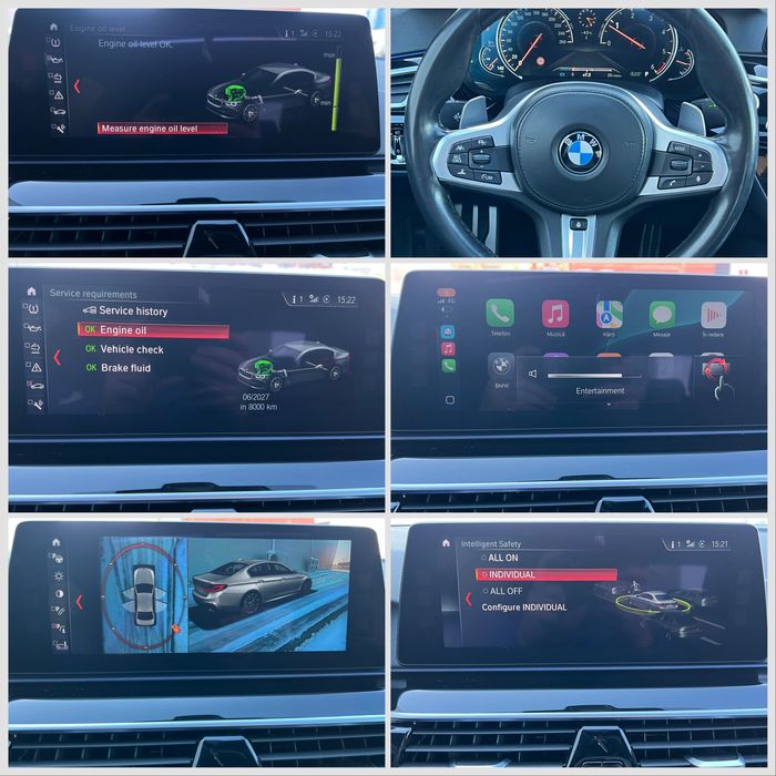 BMW 520xD*G30M Pachet*Softclose*Distronic*Cam360*Harman*HeadUp*Gesture