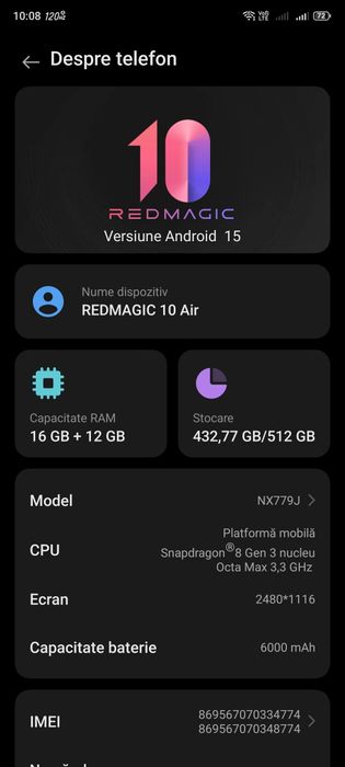 Redmagic 10 air NOU