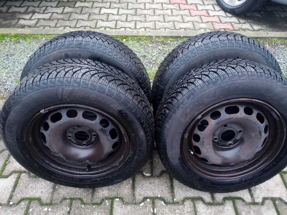 Anvelope set 4 buc 195 65 15 M+S DOT 2023,cu Jante pt Peugeot