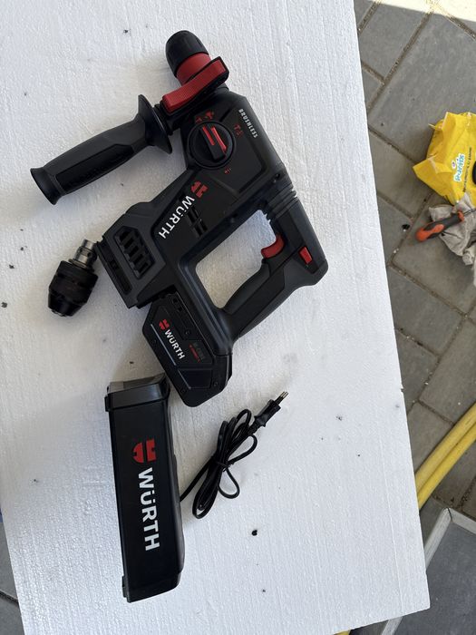 Vind Rotopercutor Wurth MCUBE nou cu acum 5ah si incarcat si mandrina dubla