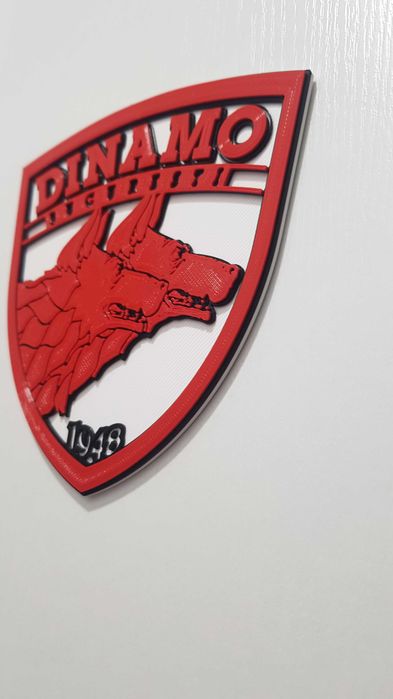 Stema Dinamo Bucuresti Printata 3D