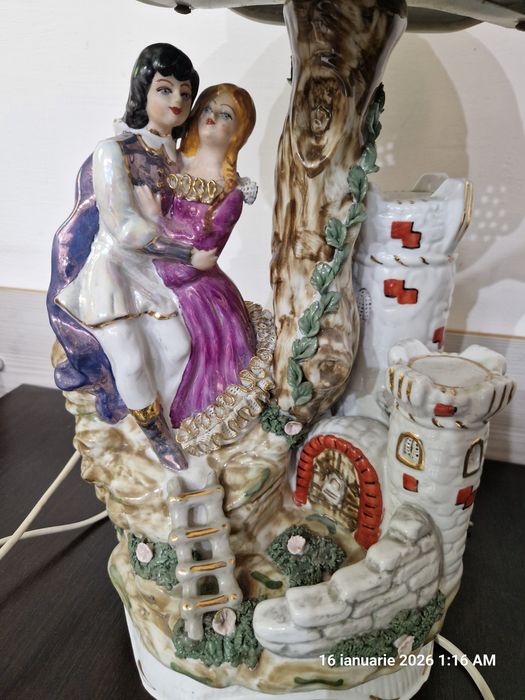 Veioză porțelan Apulum lucru manual