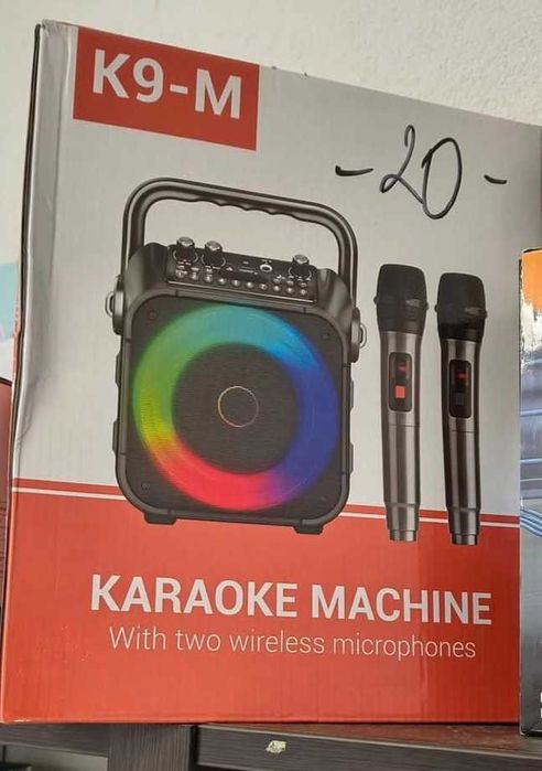 Караоке система K9-M с 2 безжични микрофона