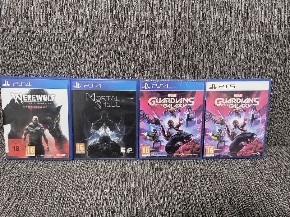 Werewolf ,Guardians of the galaxy ,Mortal Shell PS4 PS5