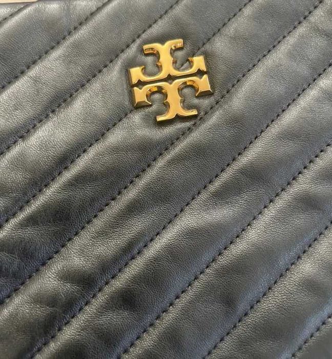 Geanta Tory Burch Kira Chevron Tote - piele